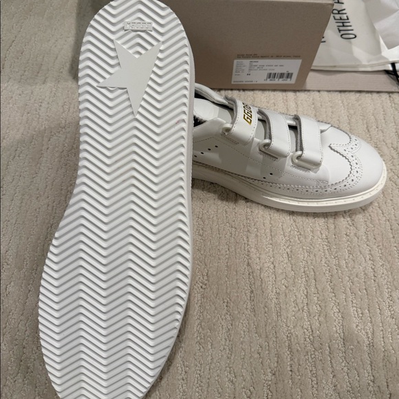 Golden Goose Men’s Records Style Sneakers NIB Sz EU 44 / US 11 in Optic White - Picture 4 of 4